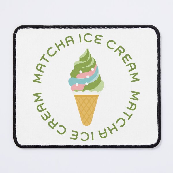 Item preview, Matcha Ice Cream – Japanese Green Tea Dessert Illustration designed and sold by BobaBunny76.