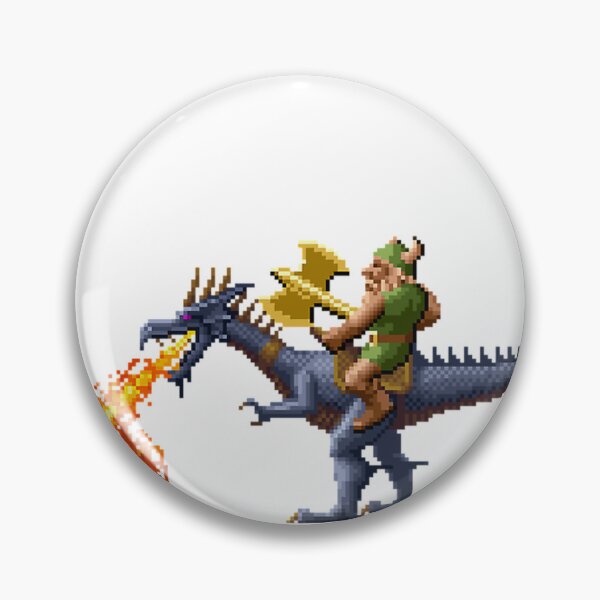 Item preview, Golden Axe Pixel Style- Retro Dos Game Fan Shirt 2 designed and sold by CoryWolf.