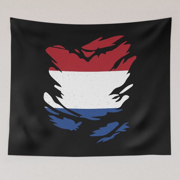Item preview, RIPPED SHIRT FLAG INSIDE - NETHERLANDS - Fans and Teams for Men and Women T-shirt-Recovered designed and sold by wallsandpatts.