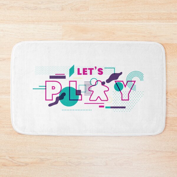 Item preview, Let'S Play - Meeple Board Game Saying designed and sold by CoryWolf.