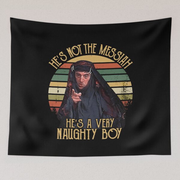 Item preview,  He_S Not The Messiah He_S A Very Naughty Boy Vintage designed and sold by daaphaungj.