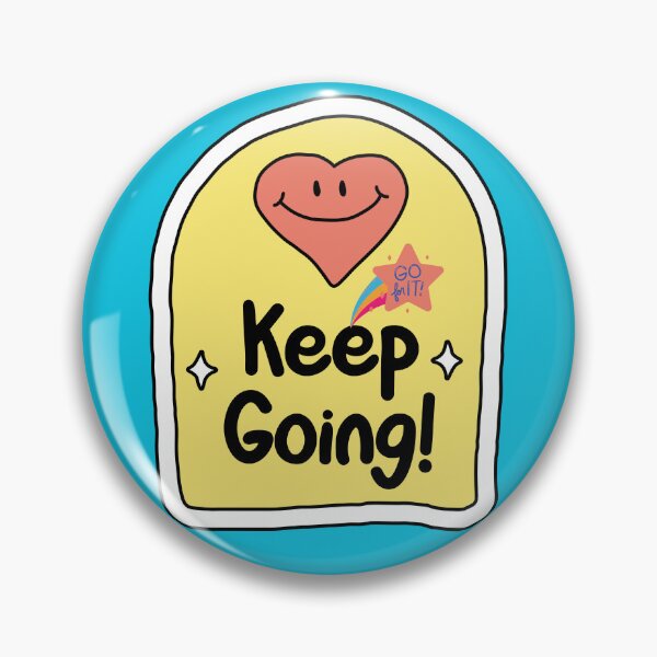 Item preview, doodle keep going tshirt designed and sold by anandsiva2703.