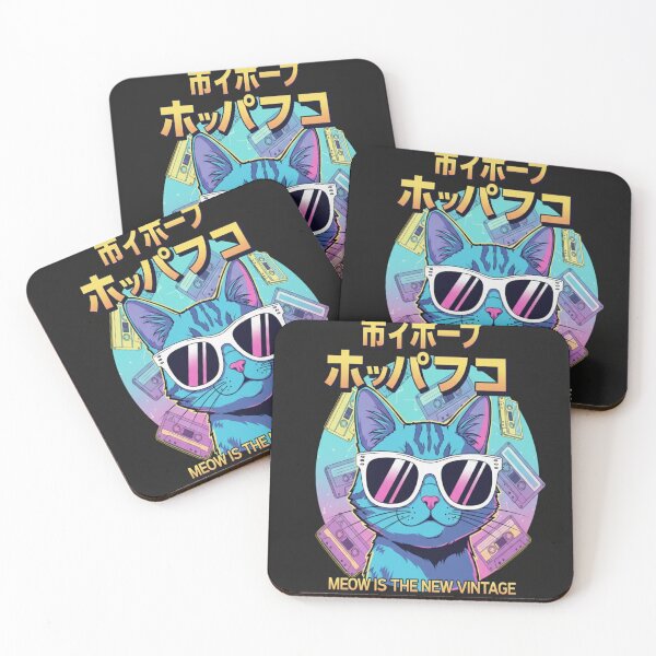 Item preview, City Pop Neko Retro Anime Cat Vaporwave Aesthetic Perfect Gifts designed and sold by Neko-Doodle-co.