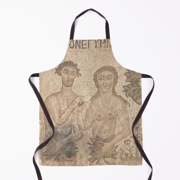 Item preview, Fragment of a Floor Mosaic Adam and Eve, late 400s–early 500s CE. Early Byzantium, Northern Syria, Byzantine period, late 5th-early 6th century designed and sold by Vintage Designs +.