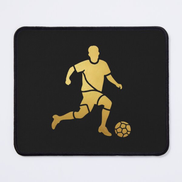 Item preview, A soccer player skilfully dribbles the football designed and sold by Aariq.
