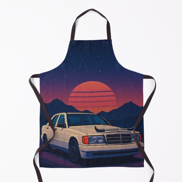 Item preview, Mercedes with Bull Horns – Retro Sunset Drive designed and sold by retro car.
