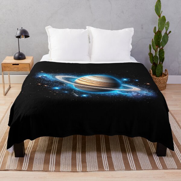 Item preview, Saturn Planet Cosmic Illustration | Realistic Galaxy Space Art designed and sold by K@raksnalee.