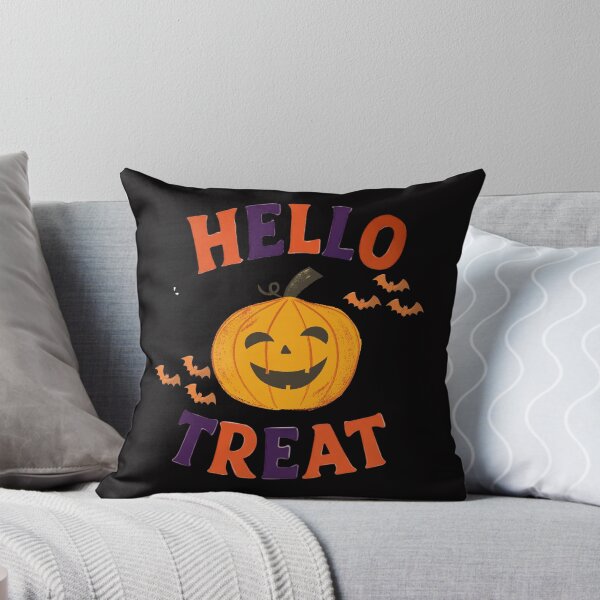 Item preview, Hello Treat  Cute Pumpkin T-shirt for Halloween for Kids and Parents designed and sold by MojNetSerwis WWK.