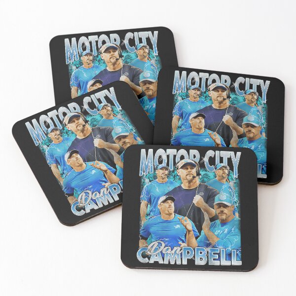 Item preview, Vintage Dan Campbell - Motor City Detroit Lions designed and sold by ethan45y7zt.
