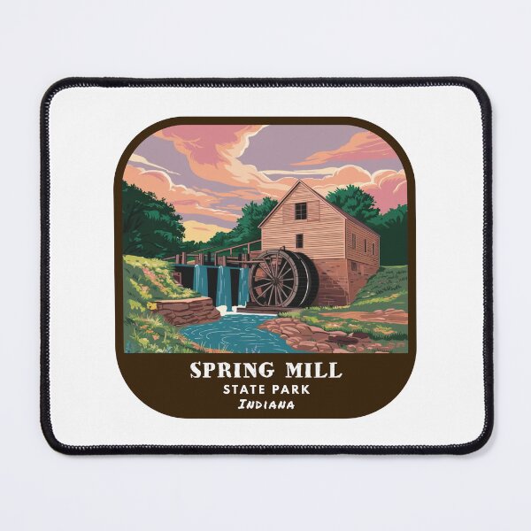Item preview, Vintage Spring Mill State Park (Indiana State Park) designed and sold by RabbitK.
