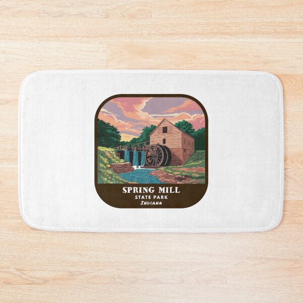 Item preview, Vintage Spring Mill State Park (Indiana State Park) designed and sold by RabbitK.
