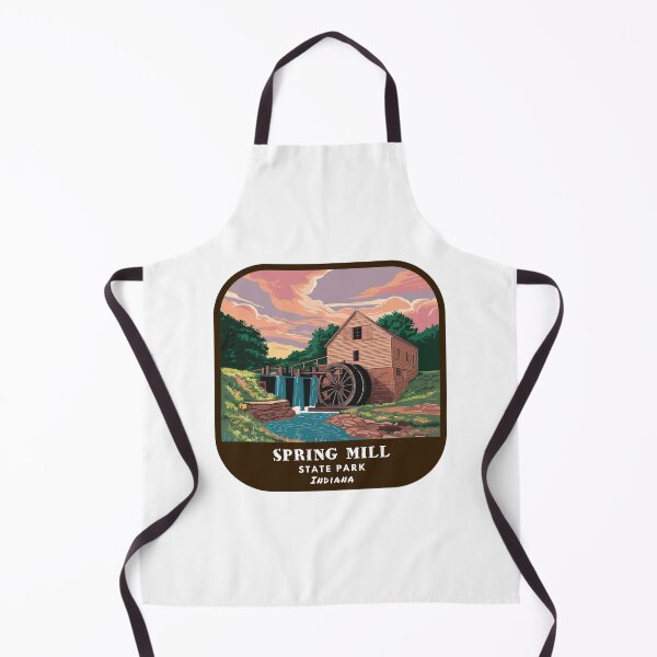 Item preview, Vintage Spring Mill State Park (Indiana State Park) designed and sold by RabbitK.