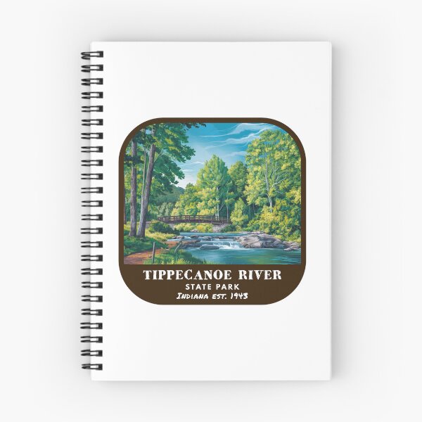 Item preview, Vintage Tippecanoe River State Park (Indiana State Park) designed and sold by RabbitK.