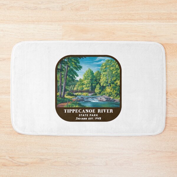 Item preview, Vintage Tippecanoe River State Park (Indiana State Park) designed and sold by RabbitK.