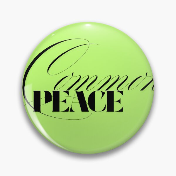 Item preview, Common Peace Logo Design Green  designed and sold by VisionSticker.