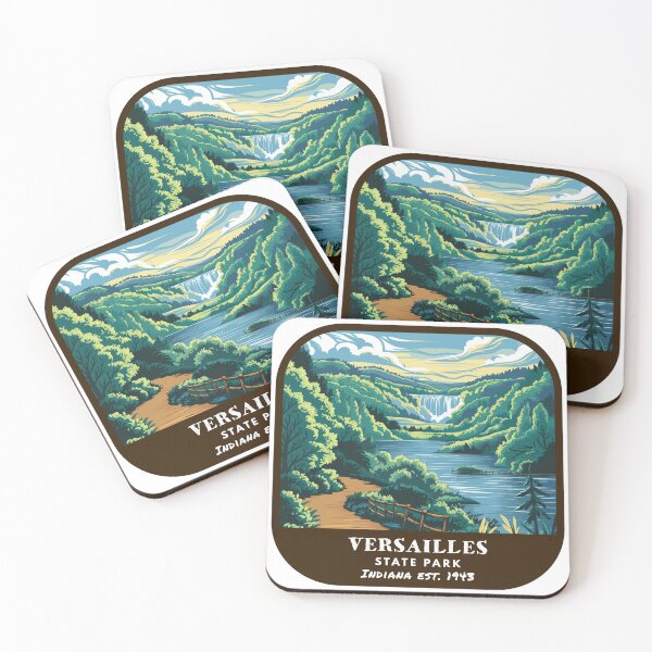 Item preview, Vintage Versailles State Park (Indiana State Park) designed and sold by RabbitK.