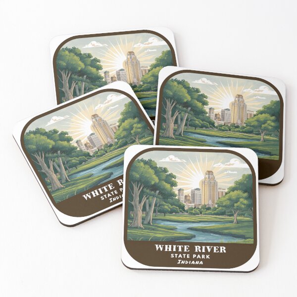 Item preview, Vintage White River State Park (Indiana State Park) designed and sold by RabbitK.
