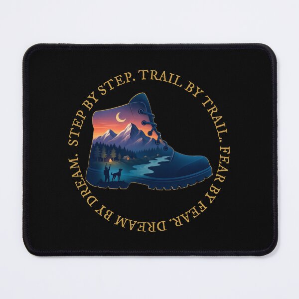 Item preview, Hiking Boot Mountain Adventure Illustration designed and sold by wildexperience.