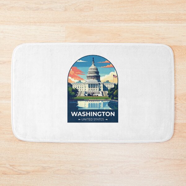Item preview, Washington United States Travel Sticker designed and sold by TulipaGraphics.