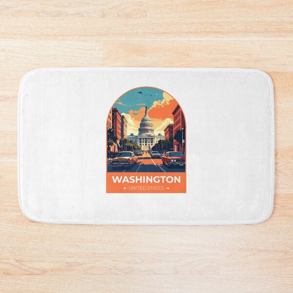 Item preview, Washington United States Travel Sticker designed and sold by TulipaGraphics.
