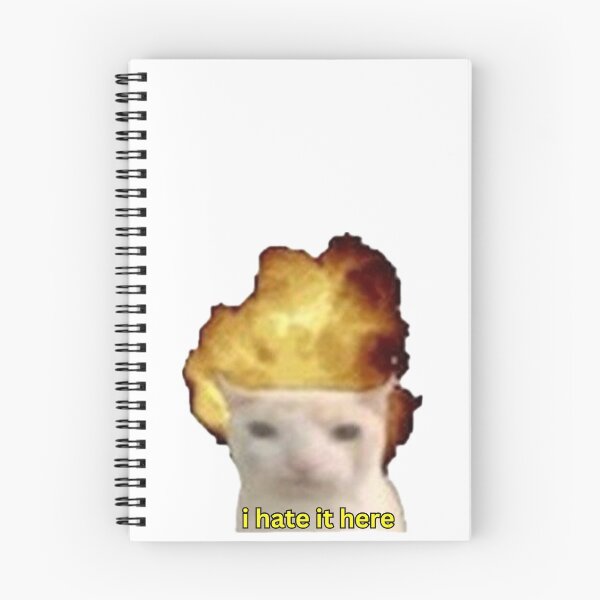 Item preview, cat explosion meme | i hate it here  designed and sold by ConstoStore.