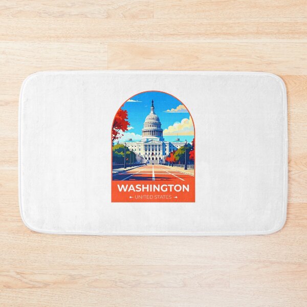 Item preview, Washington United States Travel Sticker designed and sold by TulipaGraphics.