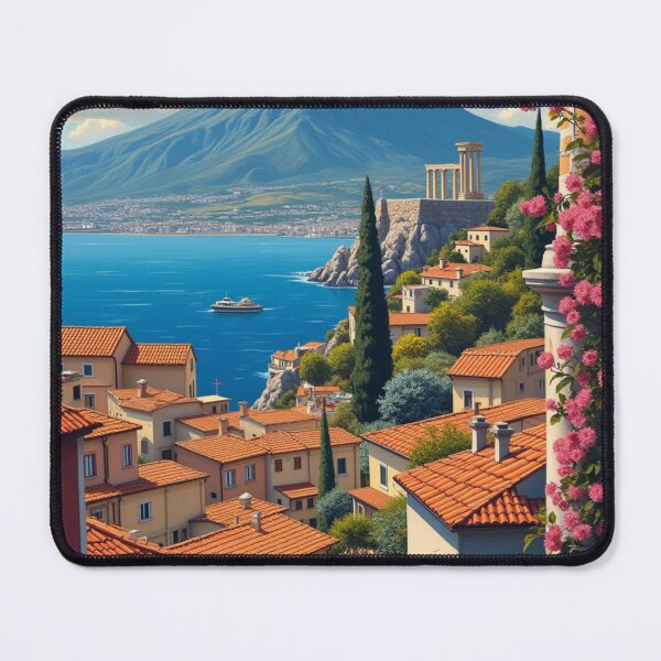 Item preview, Taormina Travel Poster, Perfect Gift for Travel Enthusiasts, Vintage Style Wall Art, Sicily art for home decor, Taormina print. Sticker designed and sold by Thegalleryshop1.