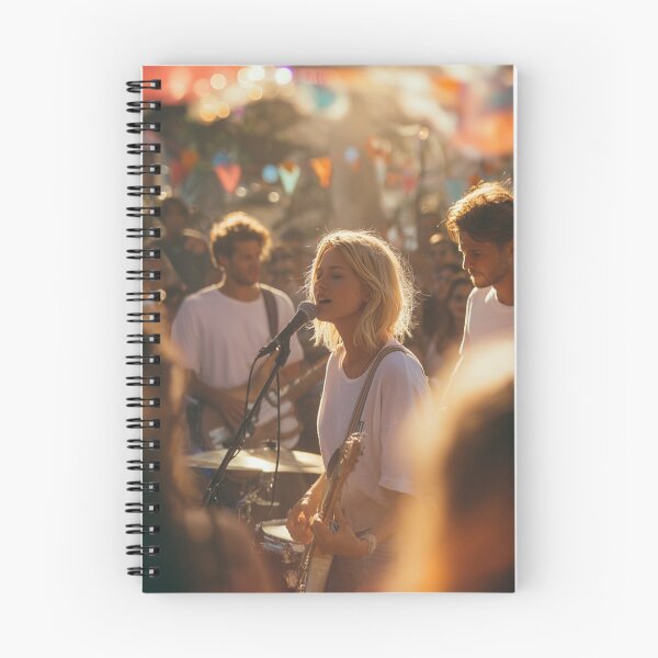 Item preview, Sunset Soundcheck – Live Music Festival Vibes designed and sold by Emily Waters.