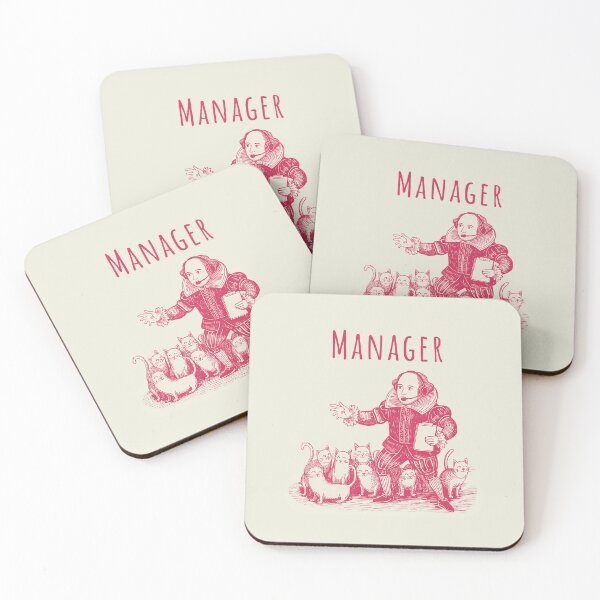 Item preview, Shakespeare Cat Herding Manager – Funny Office Humor T-Shirt designed and sold by theatrefinery.