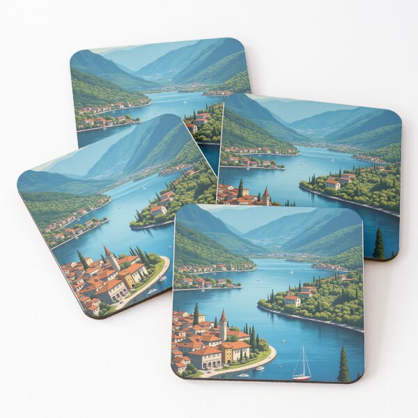 Item preview, Lake Como Travel Poster, Perfect Gift for Travel Enthusiasts, Vintage Style Wall Art, Italy art for home decor, Lake Como print. Sticker designed and sold by Thegalleryshop1.