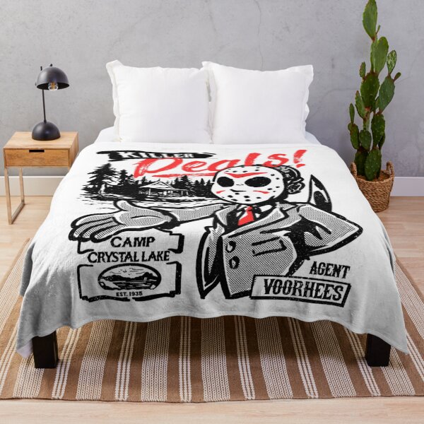 Item preview, Campamento Aventura Película Vintage Halloween Verano Terror designed and sold by ToodlesEerie.