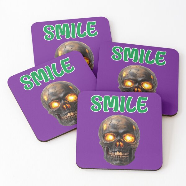 Item preview, Smile, grinning skull designed and sold by Mauswohn.