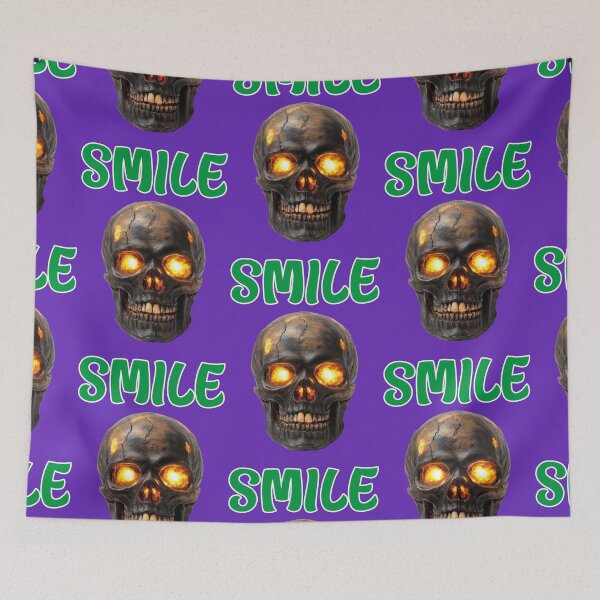 Item preview, Smile, grinning skull designed and sold by Mauswohn.