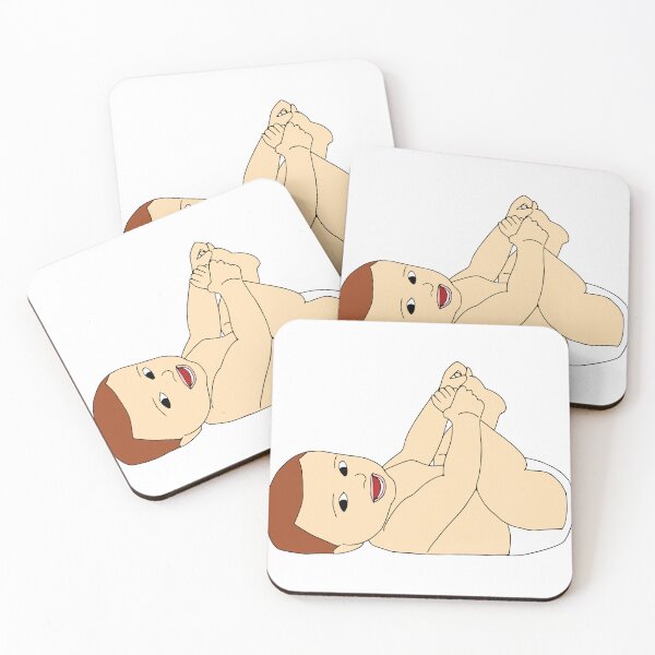 Item preview, Playful Baby – Minimalist Cartoon Baby Illustration designed and sold by Swati's Digital Den.