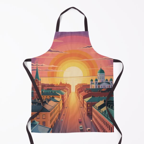 Item preview, А mesmerizing sunrise over the cityscape of Helsinki. designed and sold by Lilashakti ⭐️ ⭐️ ⭐️ ⭐️ ⭐️.