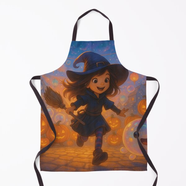 Item preview, kawaii witch, happy Halloween party designed and sold by Mauswohn.