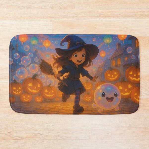 Item preview, kawaii witch, happy Halloween party designed and sold by Mauswohn.