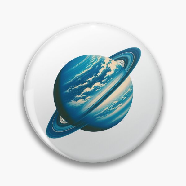 Item preview, Illustration of a Celestial Planet with Stunning Rings and Atmospheric Details designed and sold by KanDa-Shop.