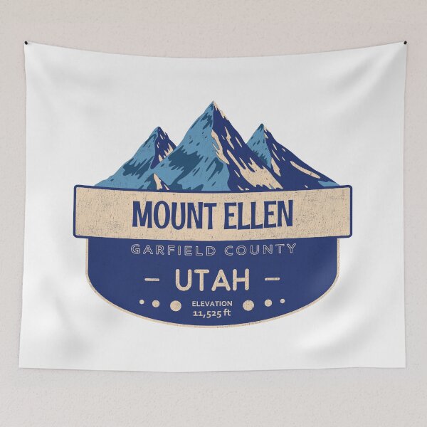 Item preview, Mount Ellen, Garfield County, Utah, Mountain Design designed and sold by Wanderful-roads.