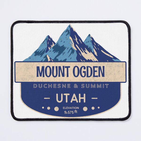 Item preview, Mount Ogden, Duchesne & Summit, Utah, Mountain Design designed and sold by Wanderful-roads.