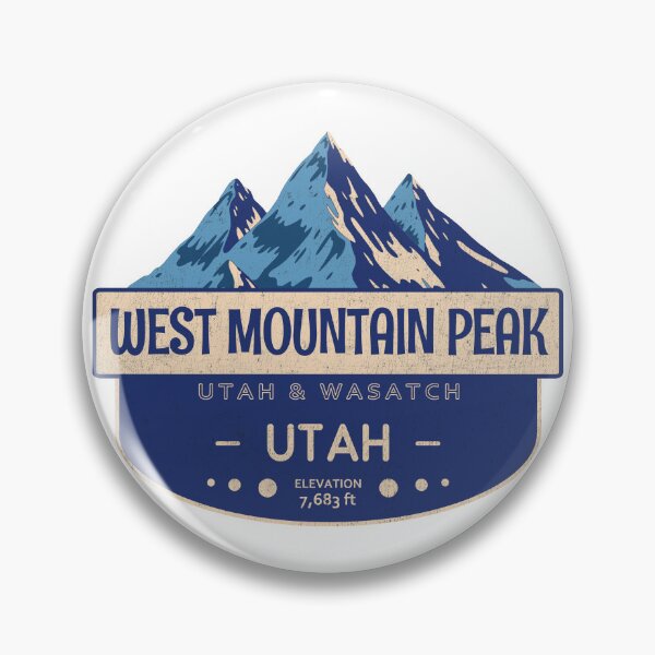 Item preview, West Mountain Peak, Utah & Wasatch, Utah, Mountain Design designed and sold by Wanderful-roads.