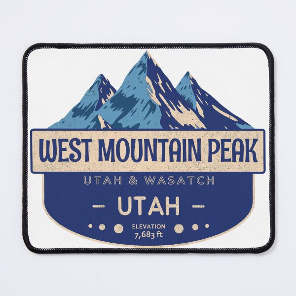 Item preview, West Mountain Peak, Utah & Wasatch, Utah, Mountain Design designed and sold by Wanderful-roads.