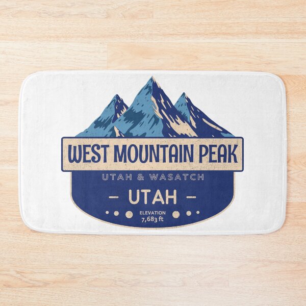 Item preview, West Mountain Peak, Utah & Wasatch, Utah, Mountain Design designed and sold by Wanderful-roads.