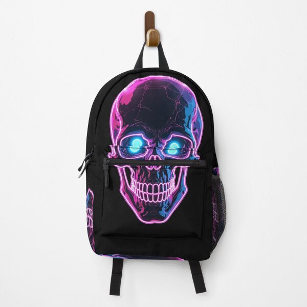 Item preview, Cyberpunk Neon Skull – Futuristic Glitch Art designed and sold by SEBRYS.