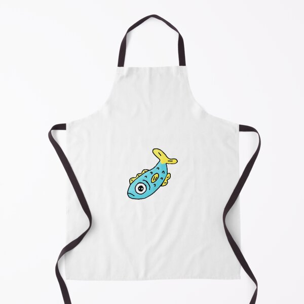 Item preview, Glub Glub gooper Blue yellow fish designed and sold by the-cyan-tiger.