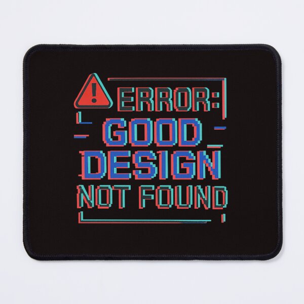 Item preview, Error: Good Design Not Found – Anti-Design Glitch Typography designed and sold by Tadeusz1.