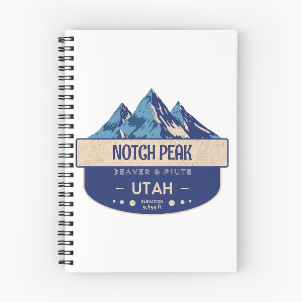 Item preview, Notch Peak, Beaver & Piute, Utah, Mountain Design designed and sold by Wanderful-roads.