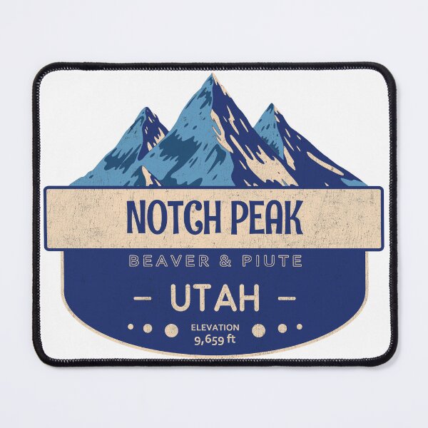 Item preview, Notch Peak, Beaver & Piute, Utah, Mountain Design designed and sold by Wanderful-roads.