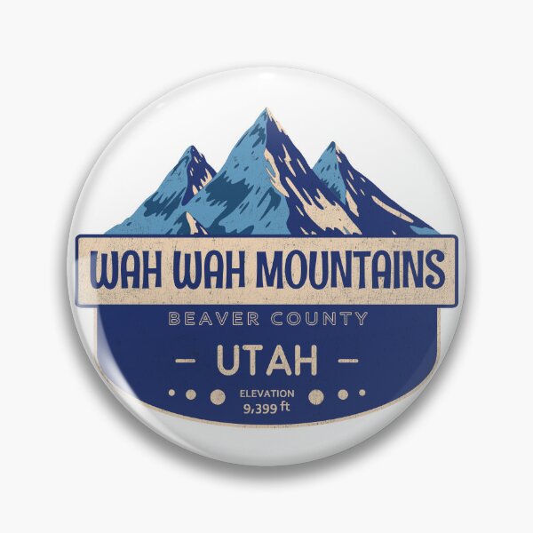 Item preview, Wah Wah Mountains, Beaver County, Utah, Mountain Design designed and sold by Wanderful-roads.