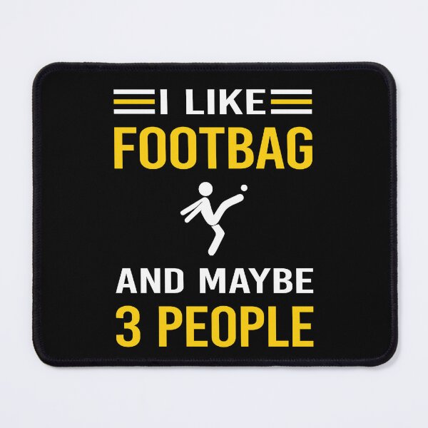 Item preview, I Like 3 People Footbag Hacky Sack Sacker designed and sold by xaviajames9.